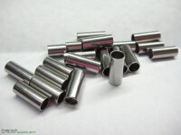 Edelstahl-Hülse, Di:3,5mm, Da:4mm, Länge:10mm, mit Gravur Option (K/2-A6)