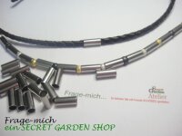 Edelstahl-Hülse, Di:3,5mm, Da:4mm, Länge:10mm, mit Gravur Option (K/2-A6)