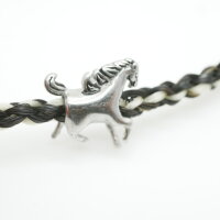 Pferd, Großlochperle Edelstahl, 5mm, Modulperle (K/7-B1)