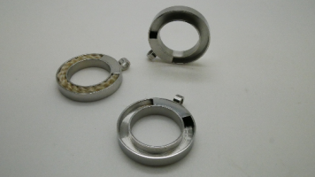 Pferdehaaranhänger, Ringscheibe zum Einlegen von Pferdehaar DIY