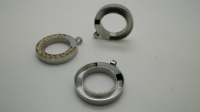 Pferdehaaranhänger, Ringscheibe zum Einlegen von Pferdehaar DIY