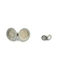 Kugel Magnet Verschluss, Edelstahl, 4 Größen (K/9-B5+6)