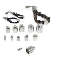 2 Endkappen, Edelstahl ,von 1.2mm - 10mm innen, versch....