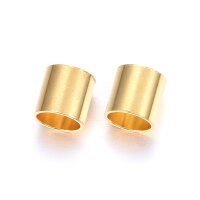 Edelstahl-Hülse golden, Di:7mm, Da:8mm,...