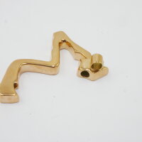 Pferdekopf Anhänger oder Brosche aus Edelstahl mit echtem Pferdehaar zum Einflechten inkl. Kette