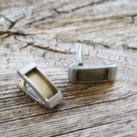 modernes Schmuckset für Pferdehaar zum Einlegen, Pferdehaarschmuck, Edelstahl
