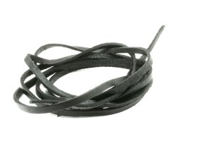 Leder 3 x1,5 mm Bänder, schwarz, Material, Lederband,