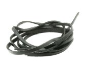 Leder 3 x1,5 mm Bänder, schwarz, Material, Lederband,