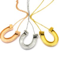 Hufeisen, Anhänger Edelstahl, mit Kette, zum...
