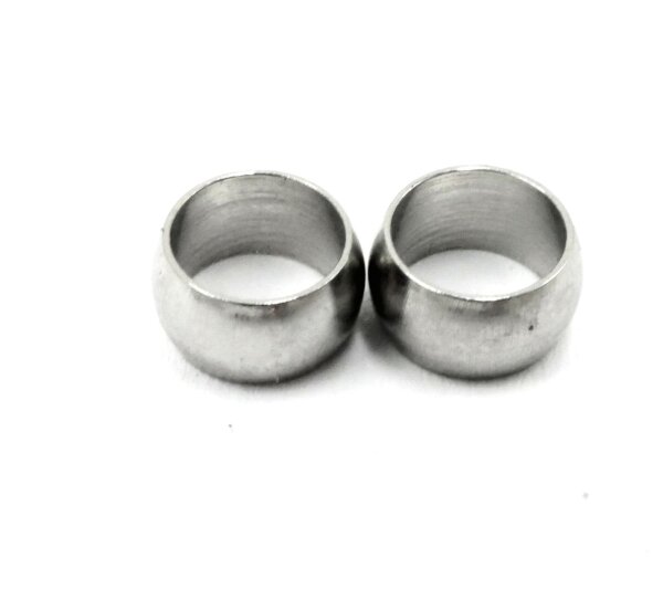 geschlossener Edelstahl Ring, Öse, 6-5,7x3  innen: 4,8mm (S1/B)