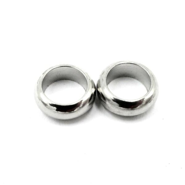 geschlossener Edelstahl Ring, Öse,  8-7,8x3mm - innen: 5,5mm (S1/B)