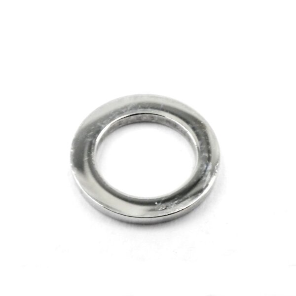 runde Scheibe Edelstahl Ring, 9mm  innen: 6mm (K/32/A5
