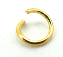 10x Öse, golden, Edelstahl Ring, 4 Variationen 8, 6,...