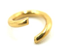 10x Öse, golden, Edelstahl Ring, 4 Variationen 8, 6, 5, 3mm (S1/C)