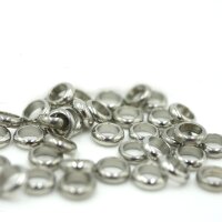 10x geschlossener Edelstahl Ring, Öse,  5,8x1,8mm - innen: 3,8mm (S1/B)