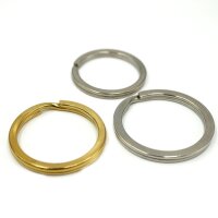 1 ST  Schlüsselring, Edelstahl, 30x2,8 mm Splitring (K/5-A6+7)
