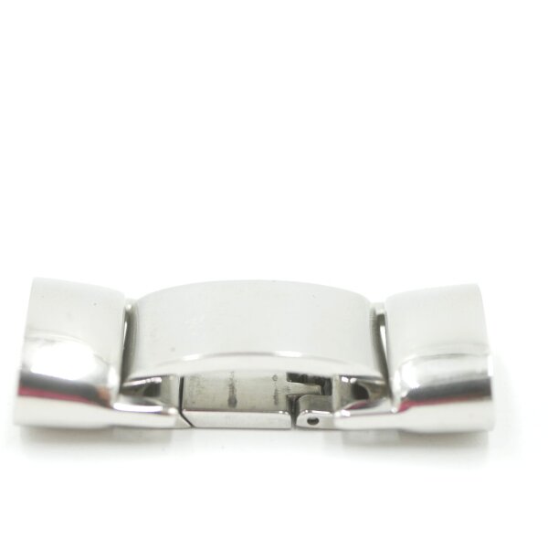 eleganter Verschluss Edelstahl mit Federhaken,13,5x6mm (K/9-C3)
