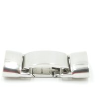 eleganter Verschluss Edelstahl mit Federhaken,13,5x6mm (K/9-C3)