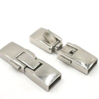 innen 9,5x3,5mm, Schnappverschluß, Edelstahl, für Armbänder (K34/A3)