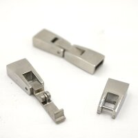 innen 5x2mm, Schnappverschluß, Edelstahl, für...