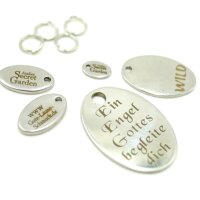 ovale  Gravurplatte, Label, Tag, 4 Größen,...