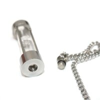 Sanduhr-Anhänger mit Gravur, Mini Urne &...