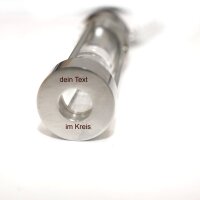 Sanduhr-Anhänger mit Gravur, Mini Urne & Andenken für Asche oder Urlaubssand
