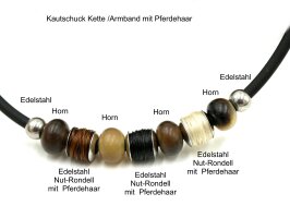 Nut - Rondell, Großlochperle, Modulperle für Einlage, Edelstahl  8x7mm innen: 4 oder 5mm   (K29/A8)