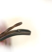 schmaler ES Armreif mit Hinterschneidung, für Pferdehaar in 3 Farben (K14/C6+7+8)