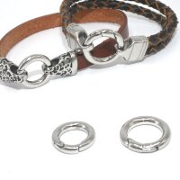 Ringverschluss Edelstahl, elegant, runder Verschluss,...