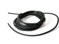 Kautschukband 3mm schwarz, 2 Meter ( K12)