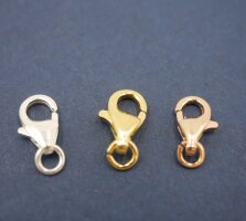 Karabiner 925, 8x6mm, Silber, Golden, Rosé,...