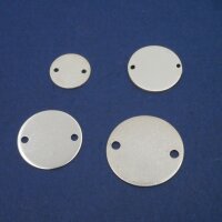 925 Silber, Gravurplatte, Plättchen, Tag, 4...