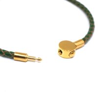 TITAN eleganter Schnappverschluß, Drückverschluss mit Endkappe , Innen: 3mm (K34/5)