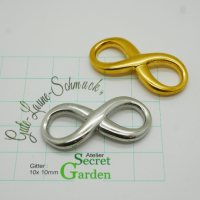 XXL Infinity Schleife 40x18, natur- oder goldfarben,...