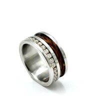 Edelstahl-Ring für Pferdehaar für Strassband...