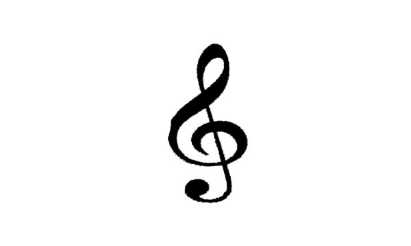 Symbol 6 Notenschlüssel